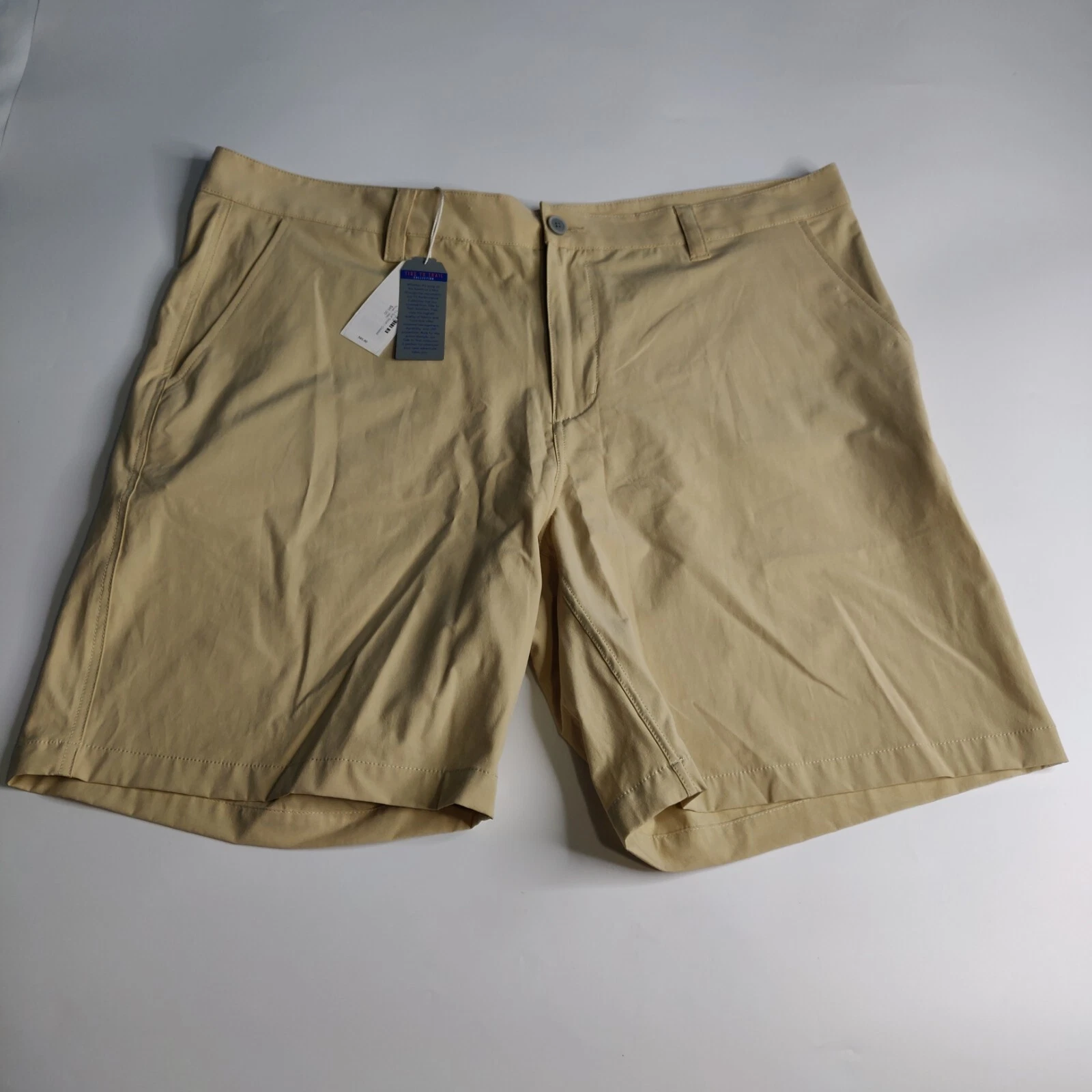 NEW Southern Tide T3 Gulf Shorts Men 42 Performance Stretch Golf Hybrid Khaki