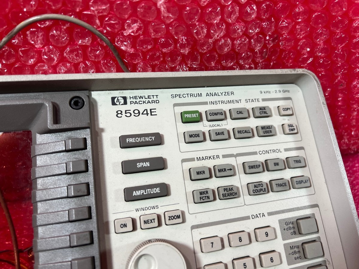 HP 8594E Spectrum Analyzer ''Panel only'' 08590-60201 A-3106 HP 8594E Spectrum Analyzer ''Panel only'' 08590-60201 A-3106