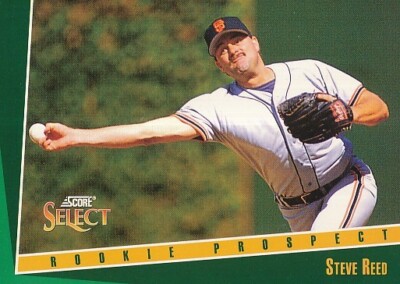 #351 SAN FRANCISCO GIANTS # STEVE REED # BASEBALL CARD SCORE SELECT MLB ...