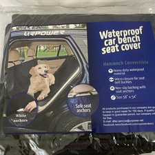 URPOWER New Waterproof Car Bench Seat Cover Hammock Convertible 58 x 54
