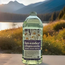 LAVENDER CHAMOMILE HAND SOAP 🧼REFILL 64OZ.~COTTAGE & CLOVER🍀~HOME & BODY CO.