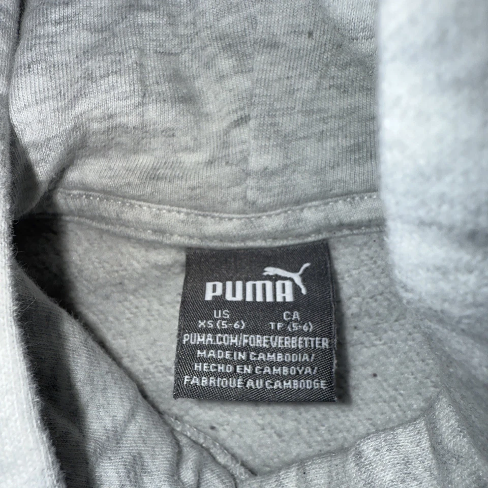 Conjunto de sudadera con capucha a juego para niñas Puma talla XS (5-6) - Lote de 2 - Ver descripción Foto 4 de 4