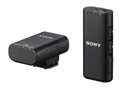 Sony ECM-W2BT, 1 Sender, 1 Empfänger, Kabelloses Mikrofon, 200m Reichweite