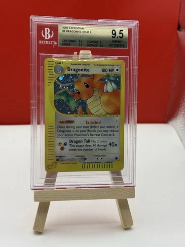 Pokémon TCG Dragonite Holo Card 9/165 Expedition -BGS 9.5 - Pop 12