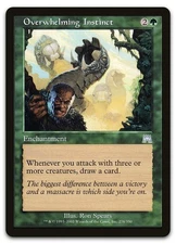 Overwhelming Instinct #276 (LP) Onslaught ONS Magic MTG
