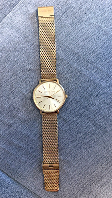 Michael Kors MK-4339 Damen Quarz Armbanduhr Gold Edelstahl Milanaise 5 ATM