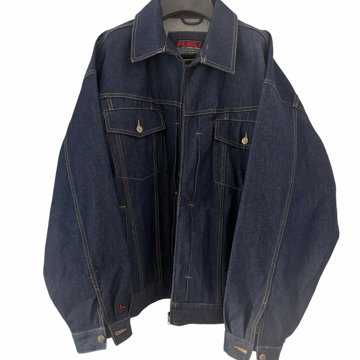 希少 FUBU denim jacket XL size FUBU Denim Coats, Jackets & Vests for Men for sale | eBay