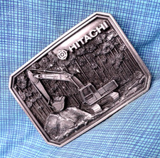 Hitachi Hydraulic Crawler Excavator EX200LC Belt Buckle Earthmover Vtg  .GMP879