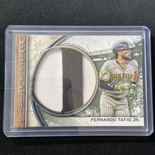 💎2025 TOPPS MUSEUM BASEBALL MOMENTOUS JUMBO PATCH RELIC /15 FERNANDO TATIS JR.