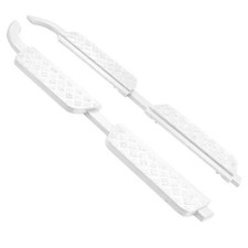 New White 4-dr Running Board Fit For 20-26 Land Rover Defender 110 13 Side Steps New White 4-dr Running Board Fit For 20-26 Land Rover Defender 110 13 Side Steps