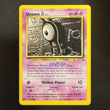 Unown [A] - 33/75 - Neo Discovery - Pokemon - Rare - Played
