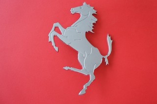 Grand emblème FERRARI CAVALLINO rampante 13 cm