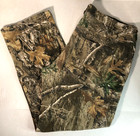 Realtree Pants Mens 38x32 Brown Real Tree Xtra Hardwood Camo Twill Jeans Hunting