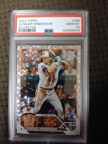 2023 Topps Gunnar Henderson Silver Foil Rookie RC #206