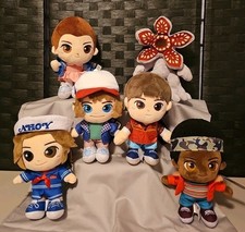 Jazwares Stranger Things 9" Plush Eleven, Demogorgon, Steve, Dustin, Will, Lucas