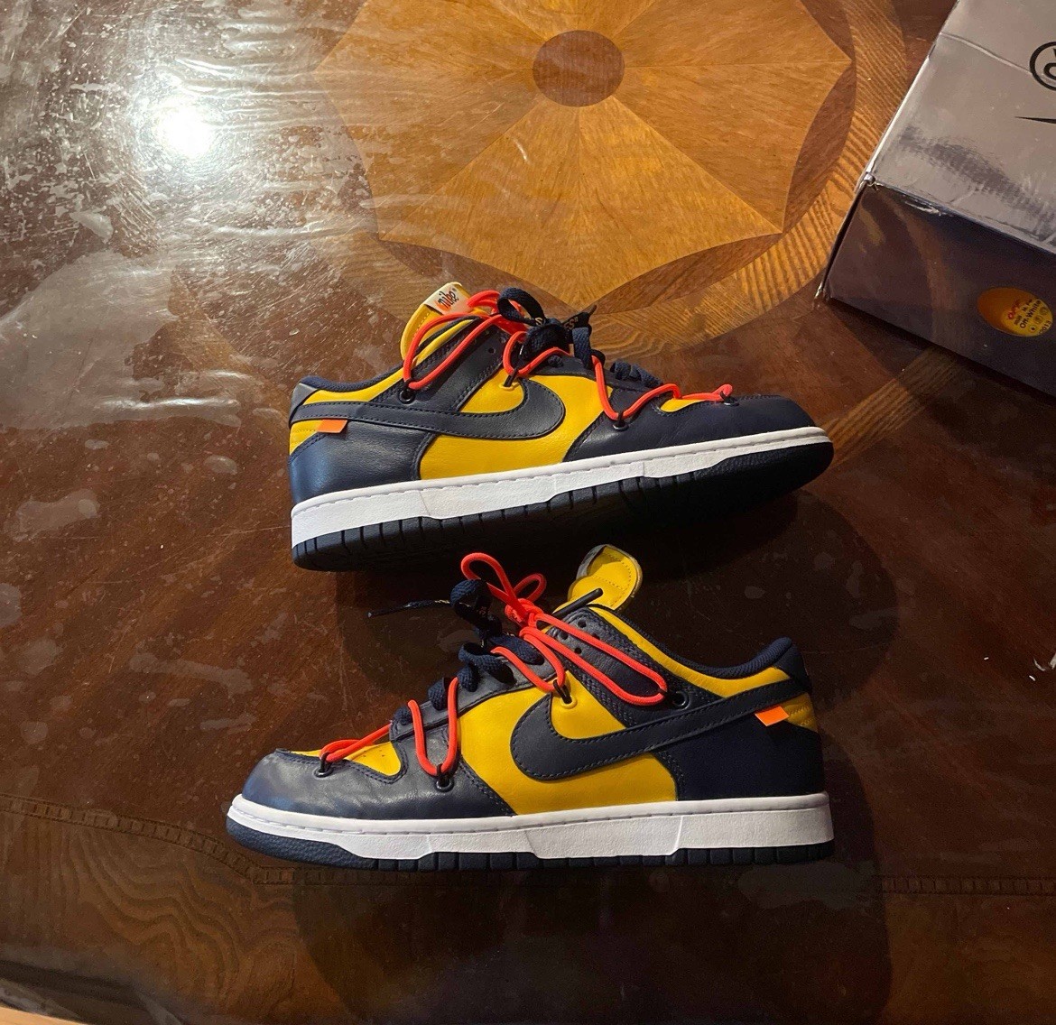 OFF WHITE X NIKE UK8 Nike Dunk Low x OFF WHITE University G 2019