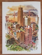 MARIPOSA (Matson) 1964 Steamship Menu -MACOUILLARD ILLUSTRATION SAN FRANCISCO