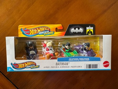 Hot Wheels Racer Verse Batman 4 Pack US Exclusive Joker Harley Quinn Catwoman
