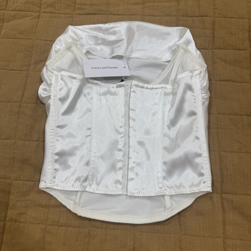 NWT Lovers & Friends Revolve Adler Corset White Top Boned Retail $148 Size XS - Picture 8 of 9