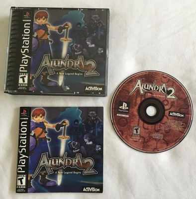 PS1 Alundra 2 (Sony PlayStation 1, 2000) EUC Free Shipping Complete