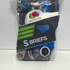 Fruit of the Loom Boys Briefs L 14-16 5-Pack Tagless Moisture Wicking