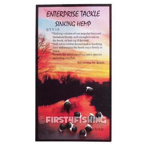 Enterprise Tackle Sinking Hemp Seed - Carp Barbel Coarse Fishing Imitation Baits
