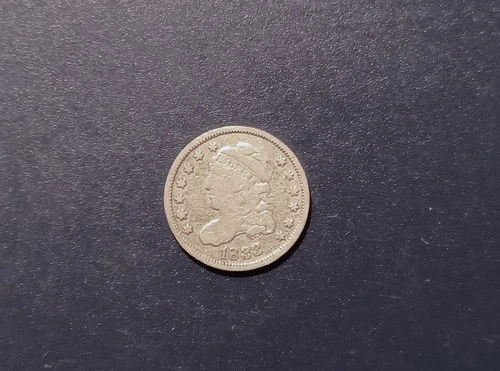 1833 Capped Bust Half Dime — photo from another recent sale