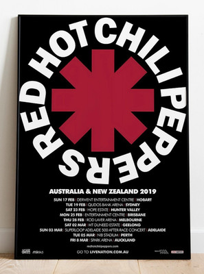 Red Hot Chili Peppers Album Cover Poster Wall Art 24x36 Unframed