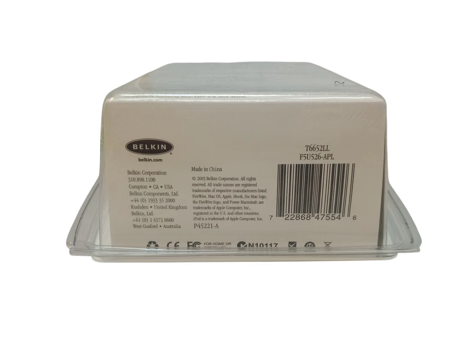 Concentrador de descarga FireWire de 6 puertos Belkin F5U526-APL 400 Mbps | Nuevo/SiOP Foto 3 de 4