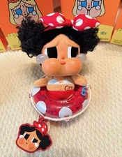 My Summer Pop Mart Crybaby Vacation Mode On And Circle Vinyl Pendant Plush