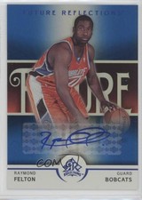 2005 Upper Deck NBA Reflections Future Blue 21/50 Raymond Felton #148 Auto 2rz