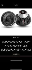 Euphoria XL Midbass 10 Inch Speakers