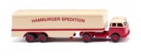 Wiking Lkw Man Pausbacke Koffer-Sz Hamburger Spedition 051329