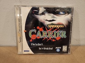Carrier (Sega Dreamcast, 2000) Survival Horror Game Tested No Manual *Read*