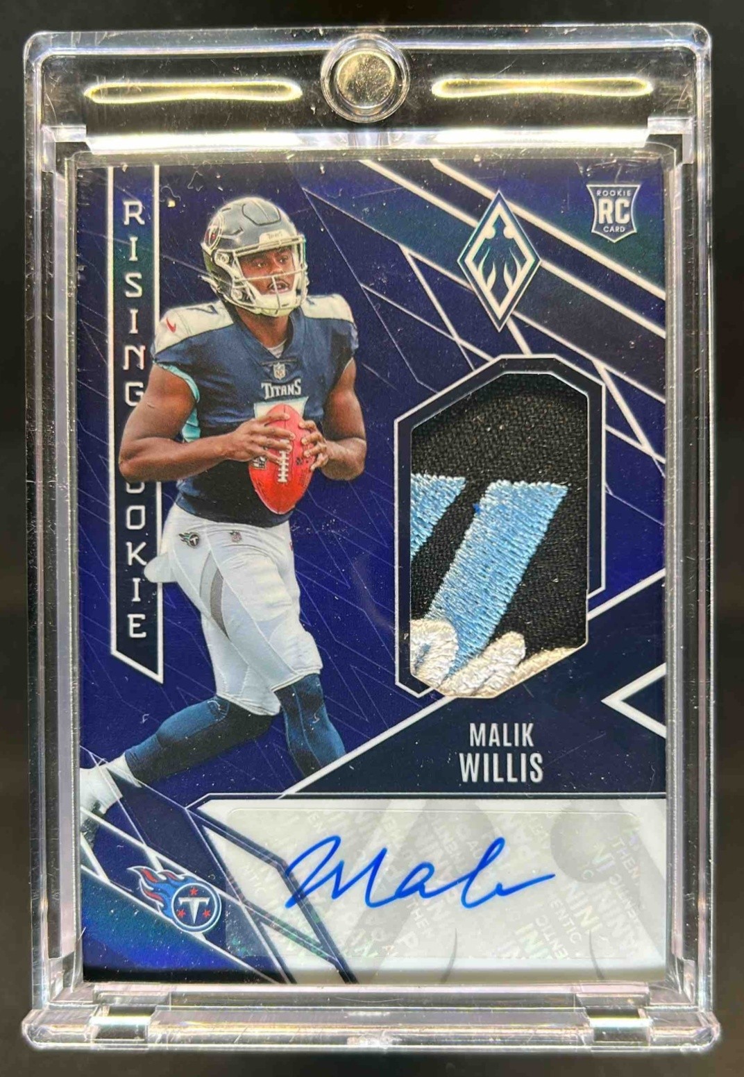 Malik Willis Panini Phoenix Rising Rookie Material Signatures #RMSMW Hat