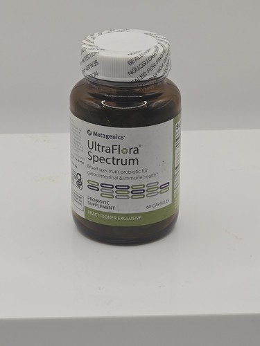 Metagenics UltraFlora Spectrum 60 Capsules Daily Probiotic EXP 12/24