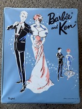 Barbie  Ken Ponytail Mattel 1963 Case Blue Vinyl Vintage