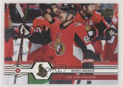 2019-20 Upper Deck UD Exclusives 45/100 Mikkel Boedker #36 2d8