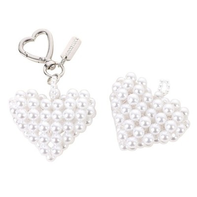 Unique Stratified Stone Heart Keychain Artisanal Craft For Phone Instances Gift