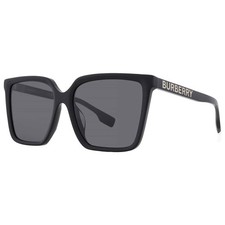 Burberry Dark Grey Square Ladies Sunglasses BE4411D 300187 57 BE4411D 300187 57