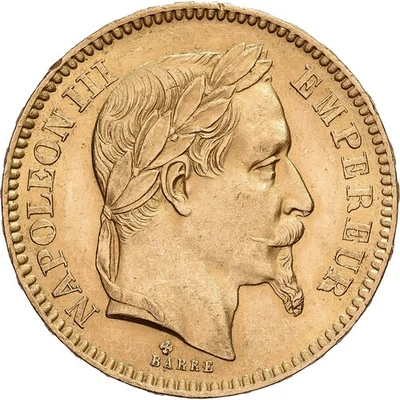 France, Napoléon III, 20 Francs, 1865, Strasbourg, Or, TTB+, Gadoury:1062 - Photo 1/2
