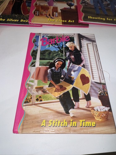Lot 9 VTG Barbie Books Barbie & Friends Book Club What Shall I Be? Grolier Book! - Foto 5 di 15