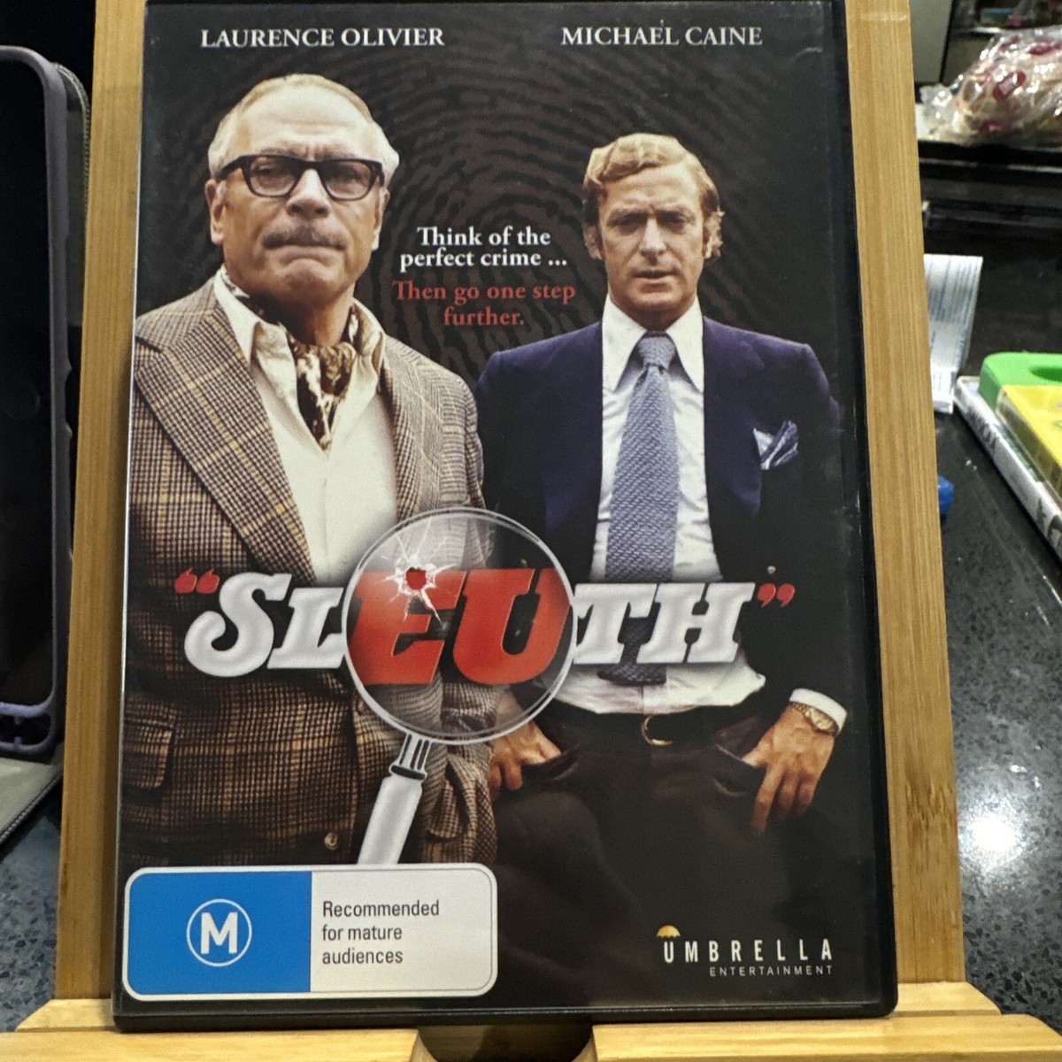 SLEUTH Dvd MICHAEL CAINE LAURENCE OLIVIER REGION All