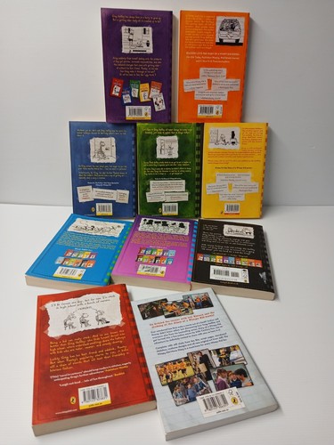 Diary of A Wimpy Kid 10 X Books Collection Set by Jeff Kinney Paperback - Picture 5 of 9