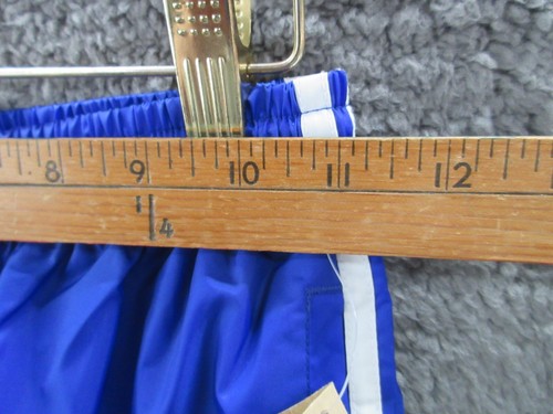 NWT Rare 90s Adidas Vintage Nylon Blue Track Pants Youth Medium - Picture 8 of 13