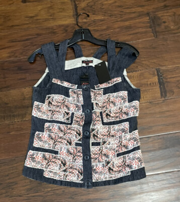 T-shirt Aventures Des Toiles En Viscose Stretch - Taille FR 36 (EU 34) - Multicolore, Neuf Avec étiquettes