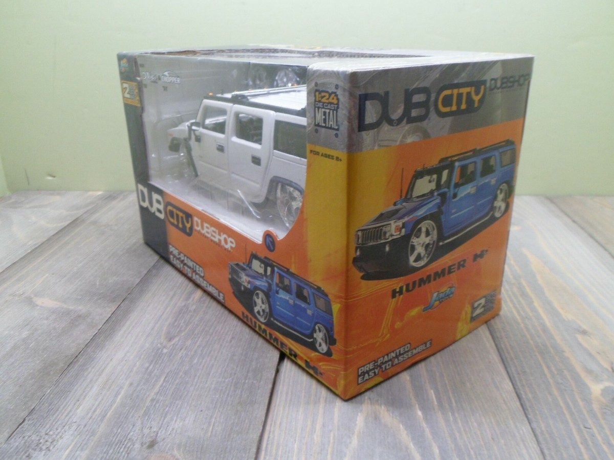 Jada Dub City Hummer H2 1/24 Scale White Kit Dub Shop 55547