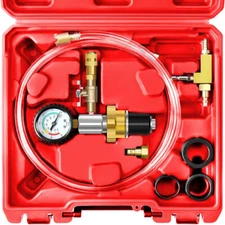 Auto Coolant Vacuum Kit Cooling System Vacuum Radiator Kit Refill + Purging Tool