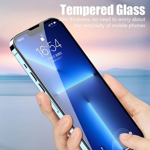 Protector de Pantalla para iPhone 12 13 Pro Max 14 Pro Max 15 Pro Max Cubierta Completa Vidrio - Imagen 23 de 24