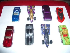 HOT WHEELS 1980s LOT-8 CARS-BARGAIN-DIECAST